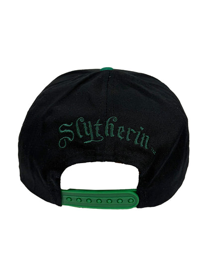 Harry Potter Slytherin Badge Black/Green Snapback Cap