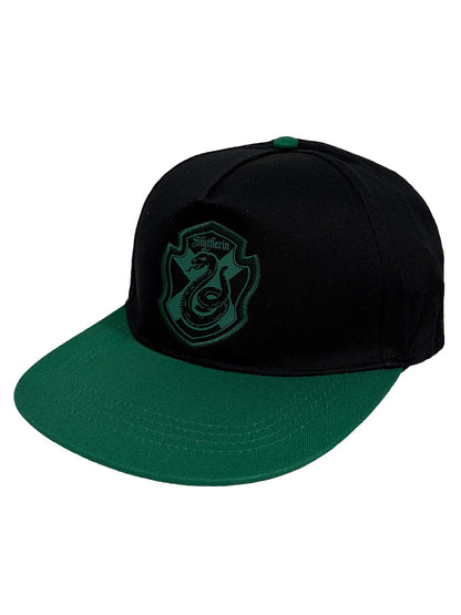 Harry Potter Slytherin Badge Black/Green Snapback Cap