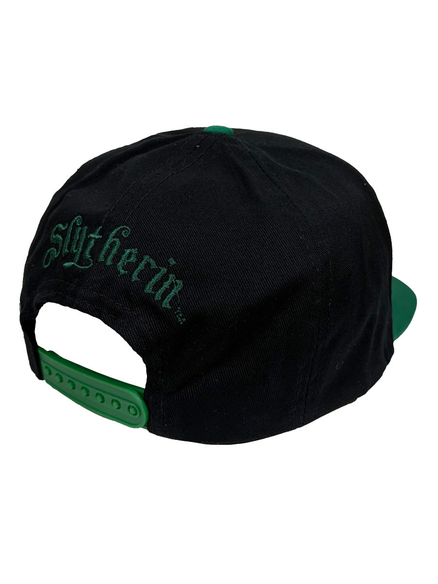 Harry Potter Slytherin Badge Black/Green Snapback Cap