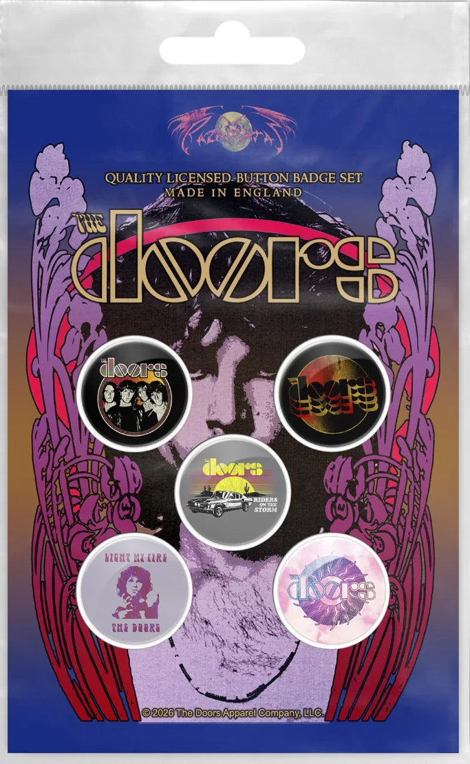 The Doors Jim Morrison Badge Pack