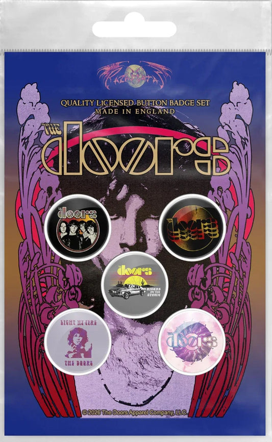The Doors Jim Morrison Badge Pack