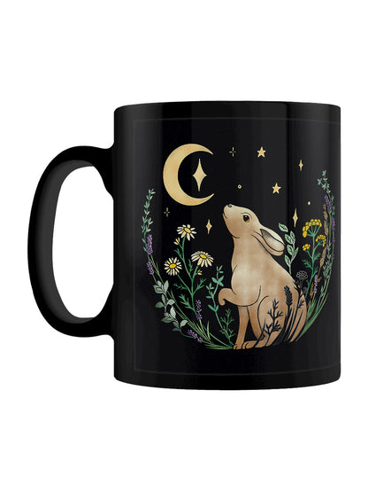 Moon Gazer Black Mug