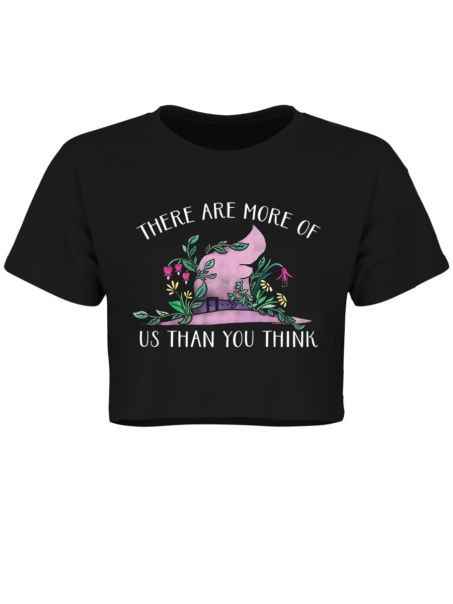Witches Hat There Are More Of Us Than You Think Black Crop Top