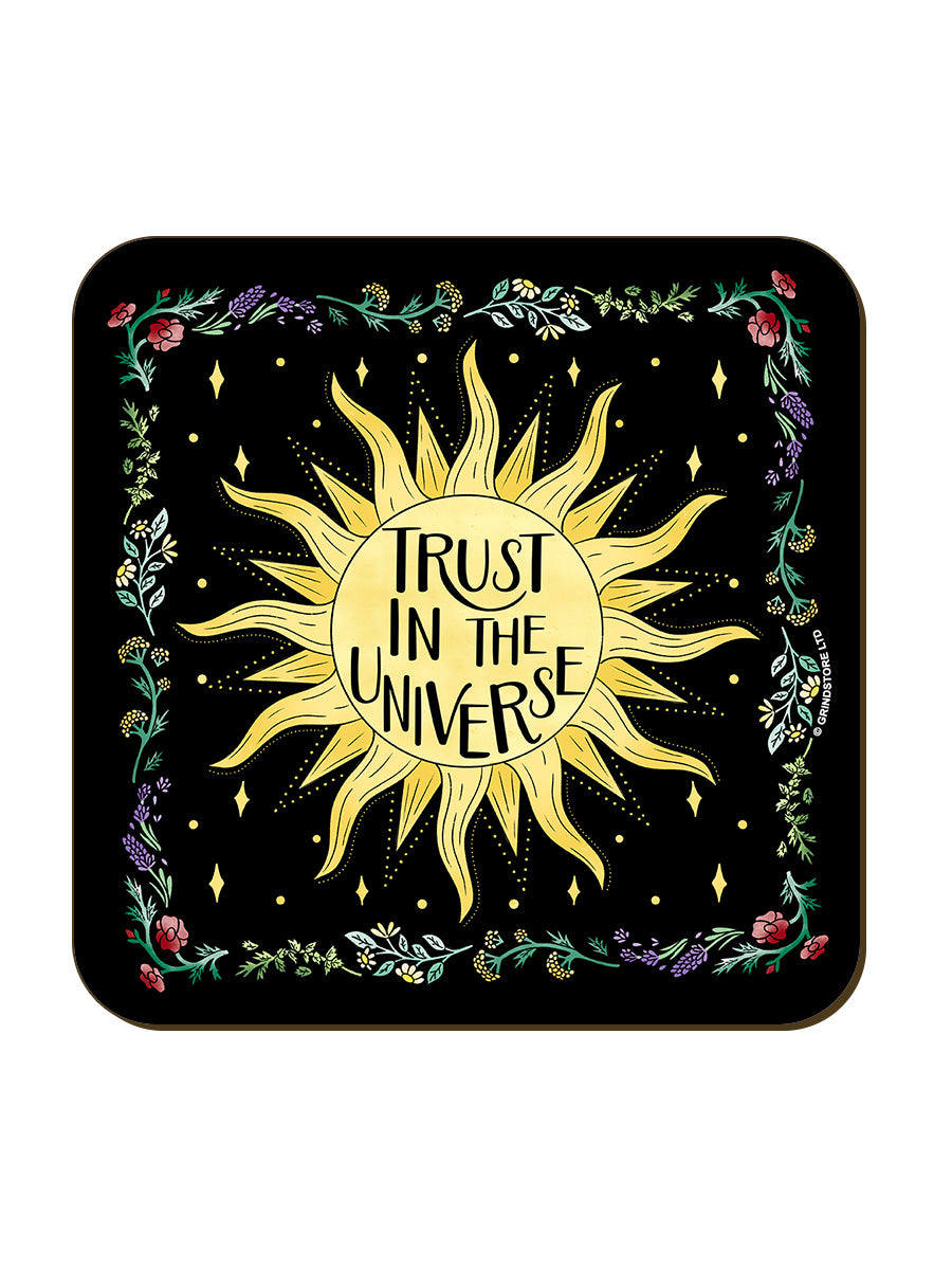 Trust In The Universe Square Coaster
