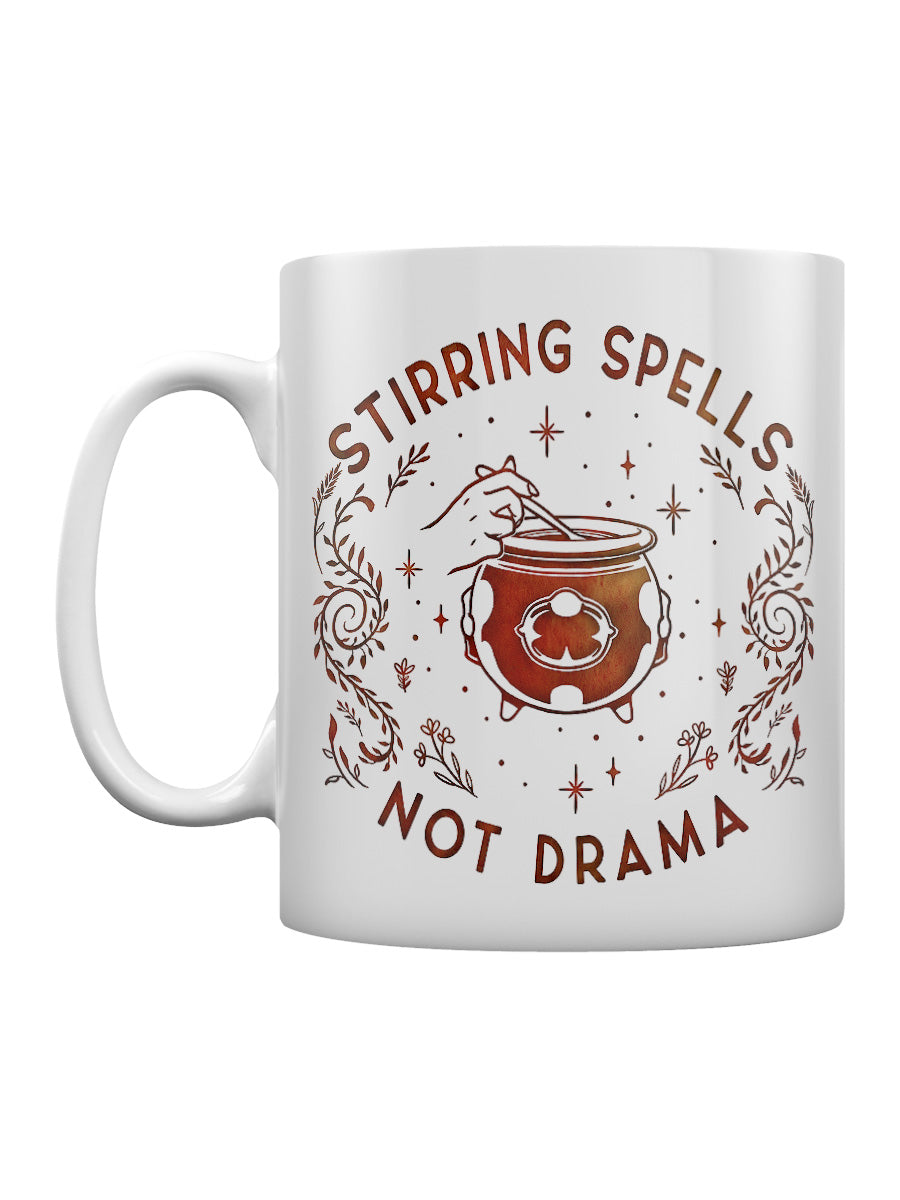 Stirring Spells Not Drama White Mug