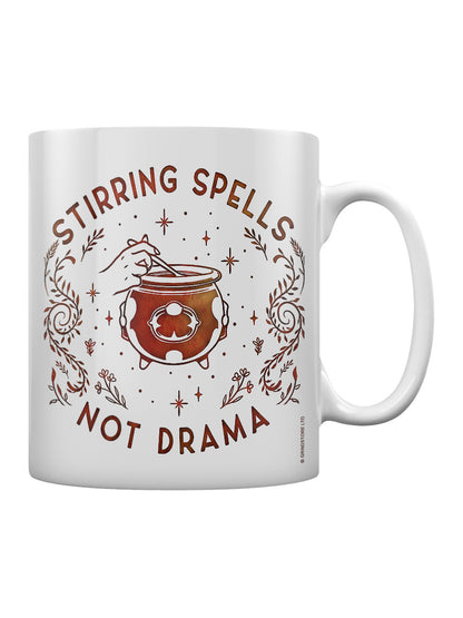 Stirring Spells Not Drama White Mug