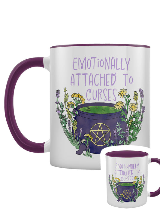 Emotionally Attached To Curses Purple Inner 2-Tone Mug