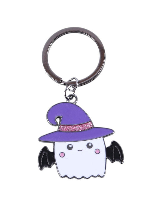 Pastel Witch Ghost Keyring