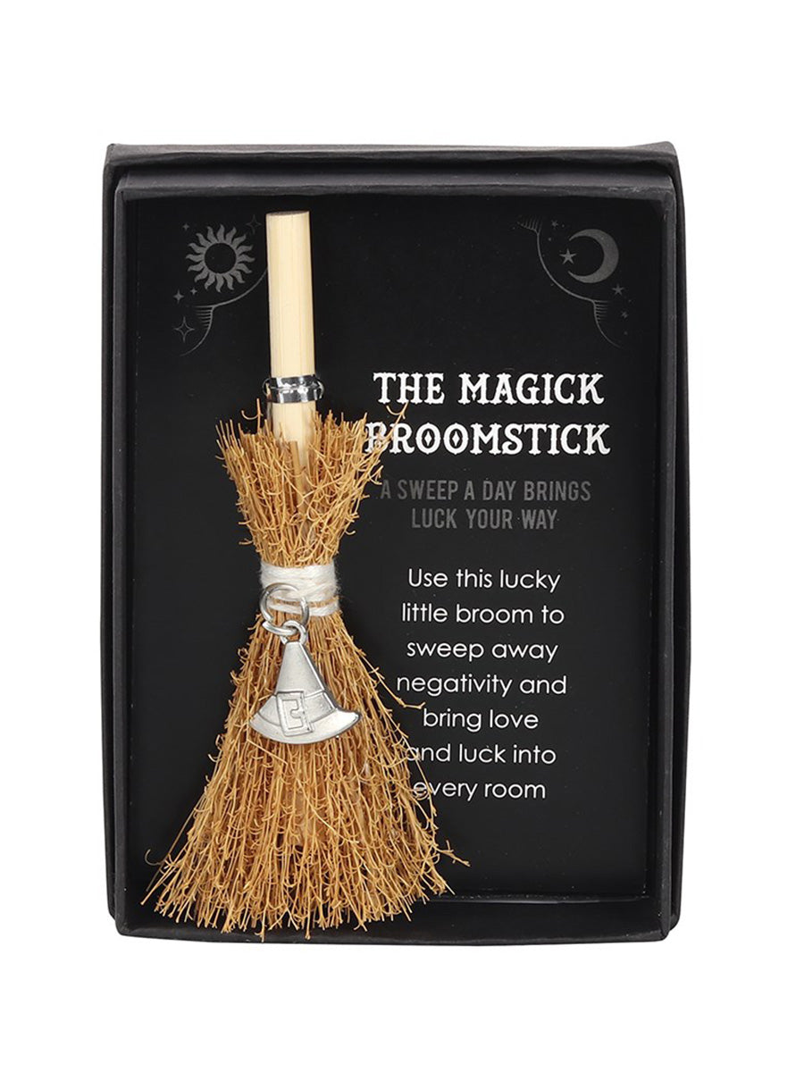 Witch Hat Mini Magick Broomstick
