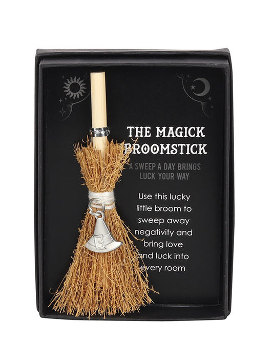 Witch Hat Mini Magick Broomstick