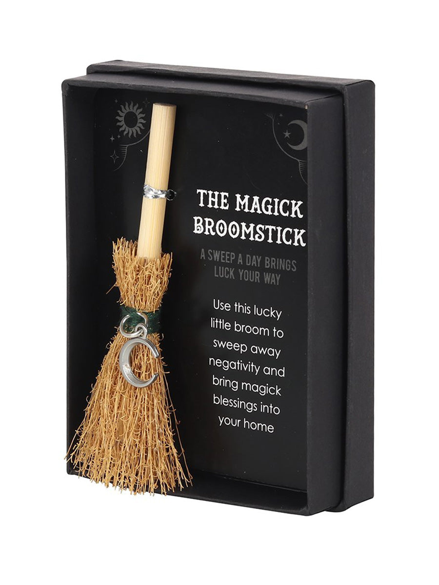 Crescent Moon Mini Magick Broomstick