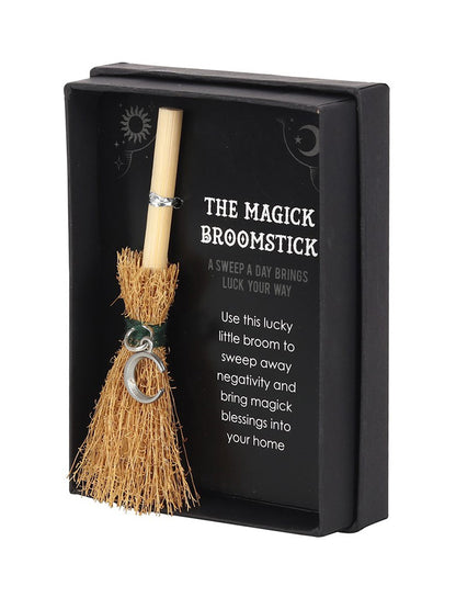 Crescent Moon Mini Magick Broomstick