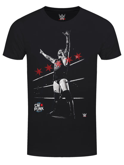 WWE CM Punk Chicago Made Men's Black T-Shirt
