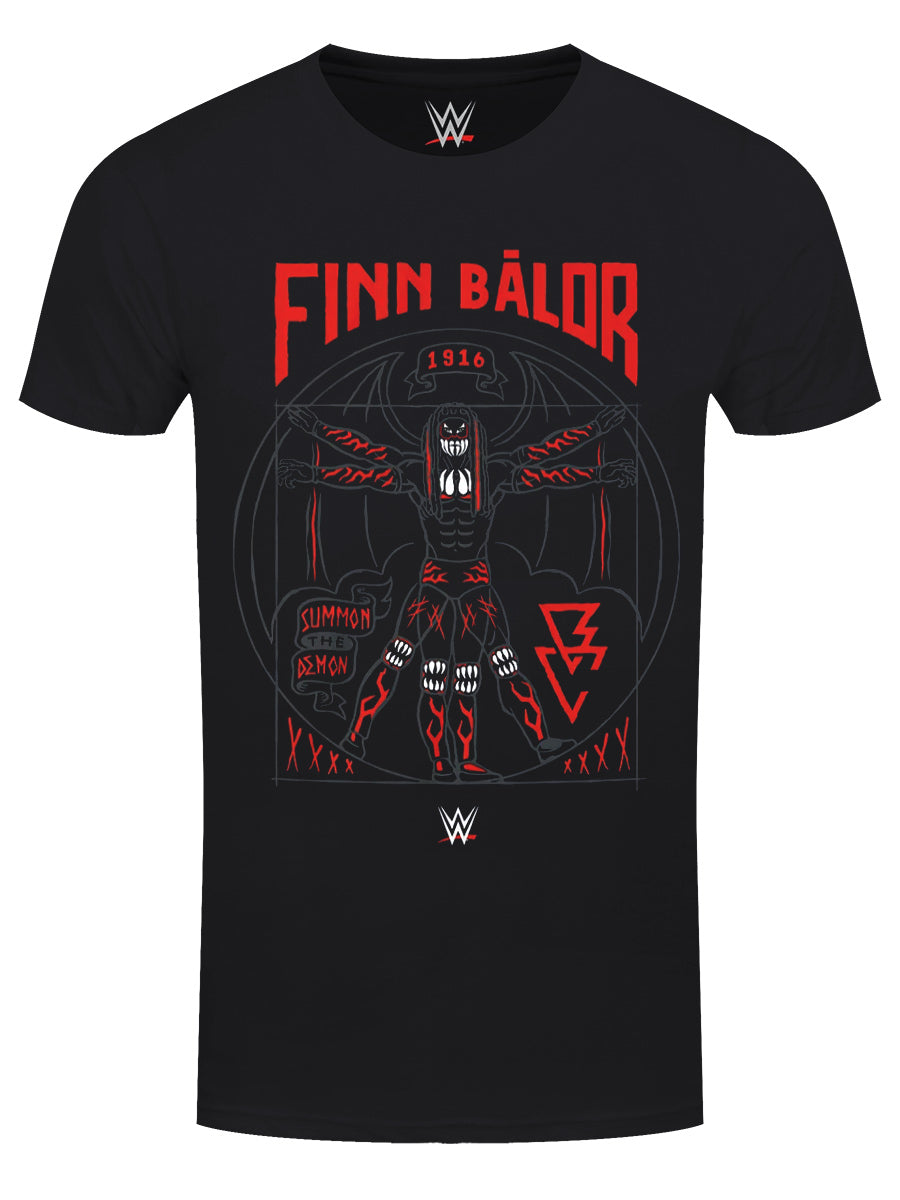 WWE Finn Balor Summon The Demon Men's Black T-Shirt