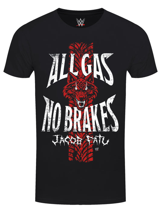 WWE Jacob Fatu All Gas No Brakes Men's Black T-Shirt