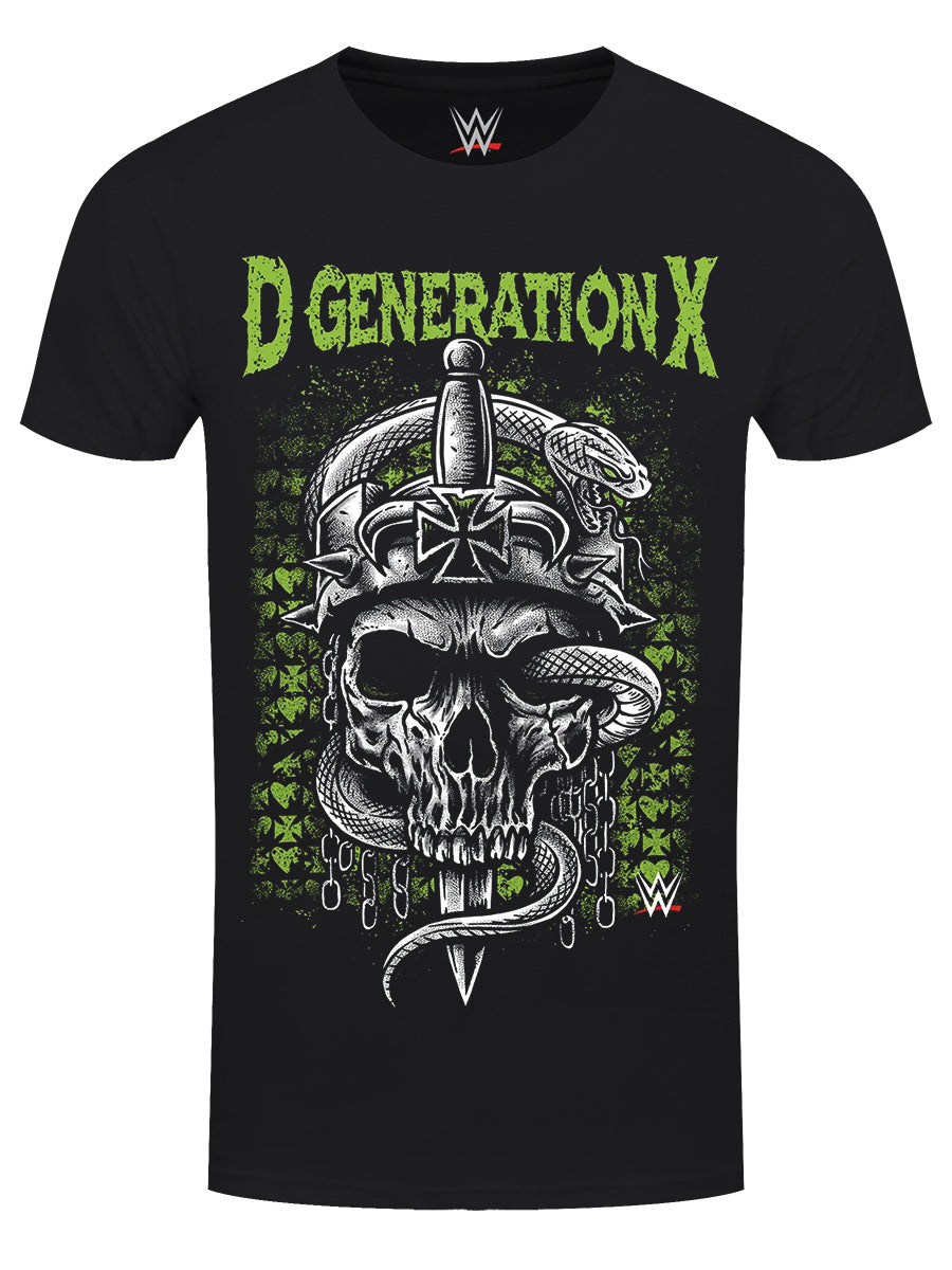 WWE DX D Generation X Men's Black T-Shirt