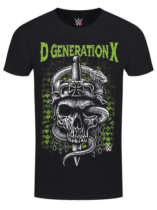 WWE DX D Generation X Men's Black T-Shirt