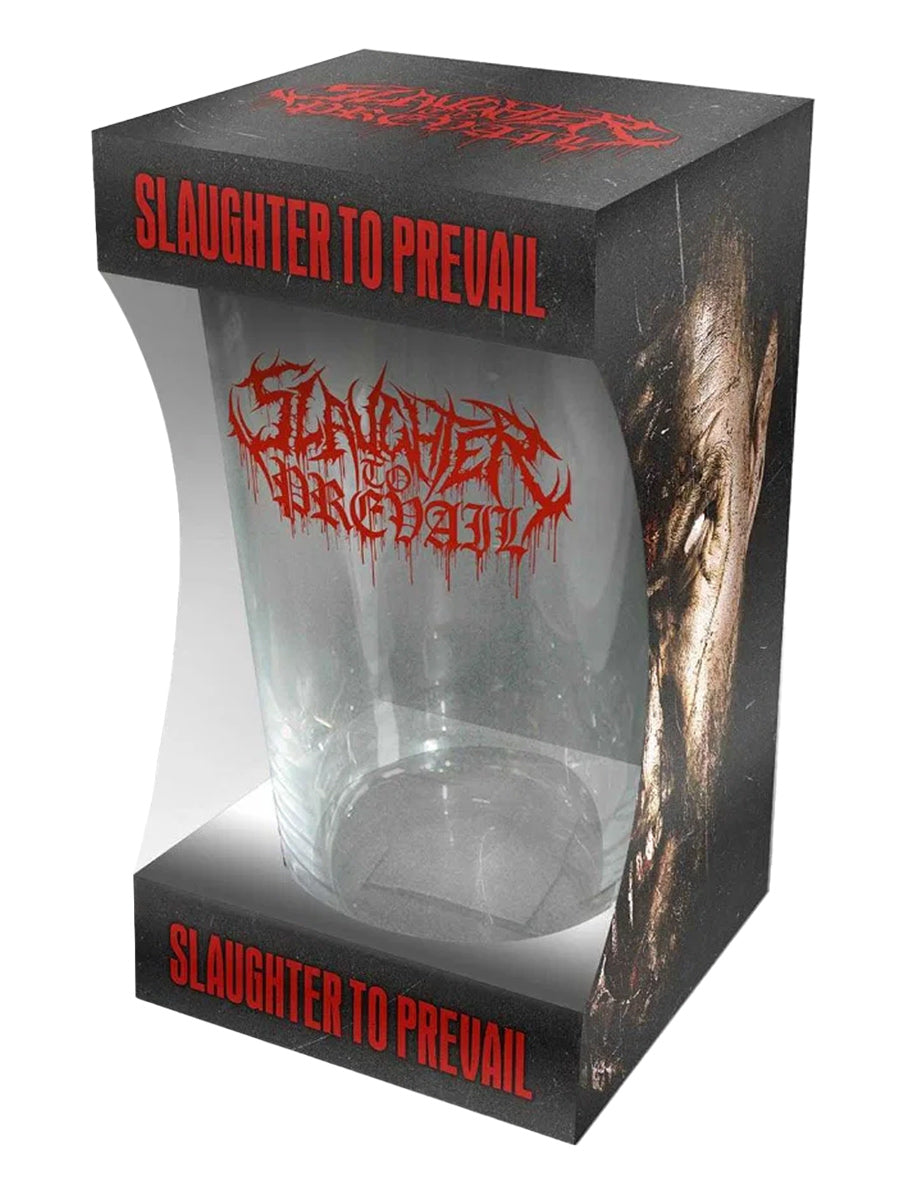 Slaughter To Prevail Grizzly/Face Drinking Glass