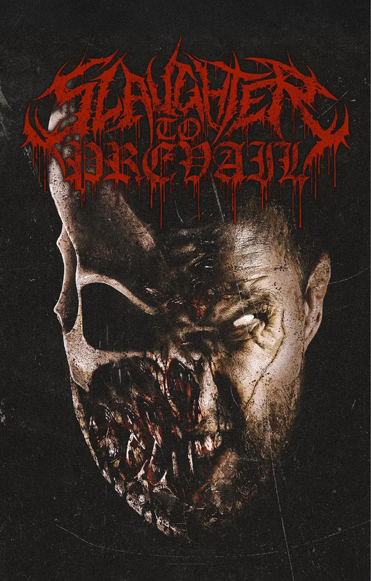 Slaughter To Prevail Grizzly/Face Textile Flag