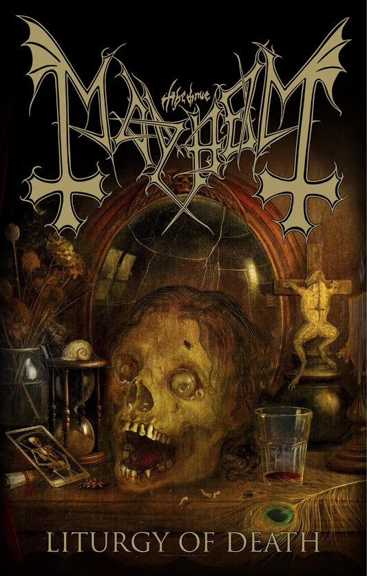Mayhem Liturgy Of Death Textile Flag