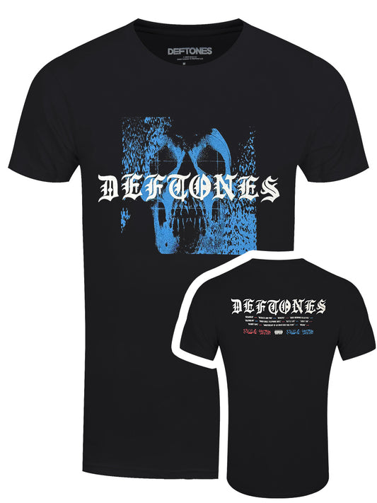 Deftones Static Skull Men's Black T-Shirt