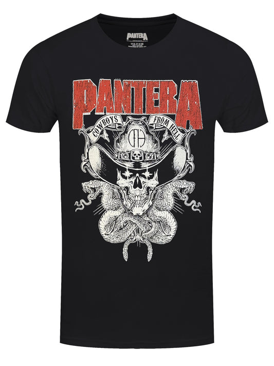 Pantera Snake Skull Men's Black T-Shirt