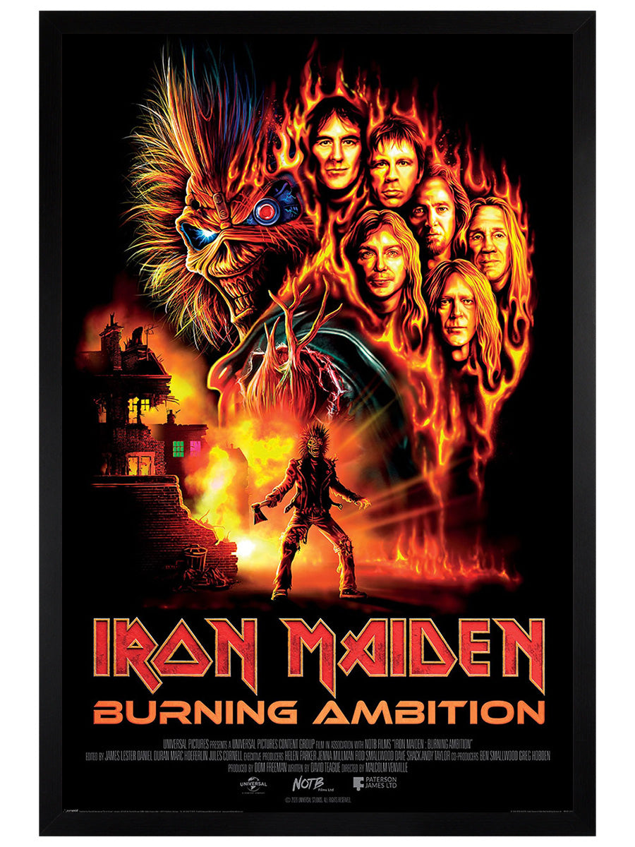 Iron Maiden Burning Ambition Maxi Poster