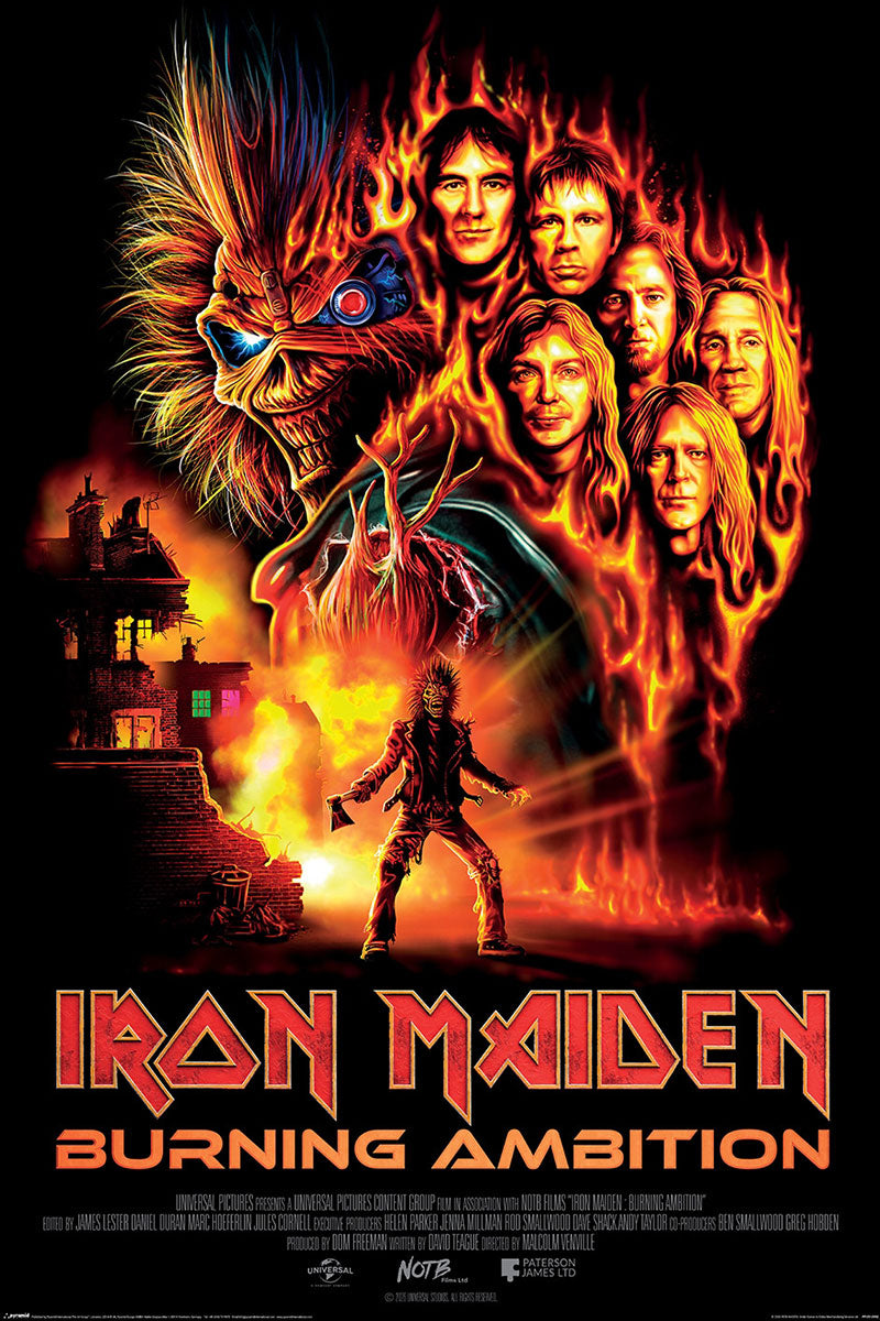 Iron Maiden Burning Ambition Maxi Poster