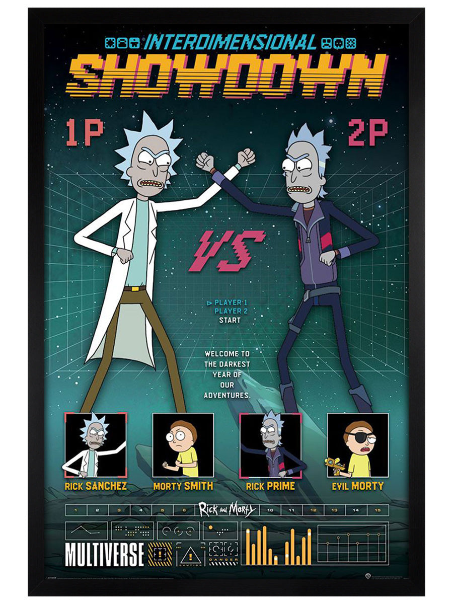 Rick And Morty Showdown Maxi Poster