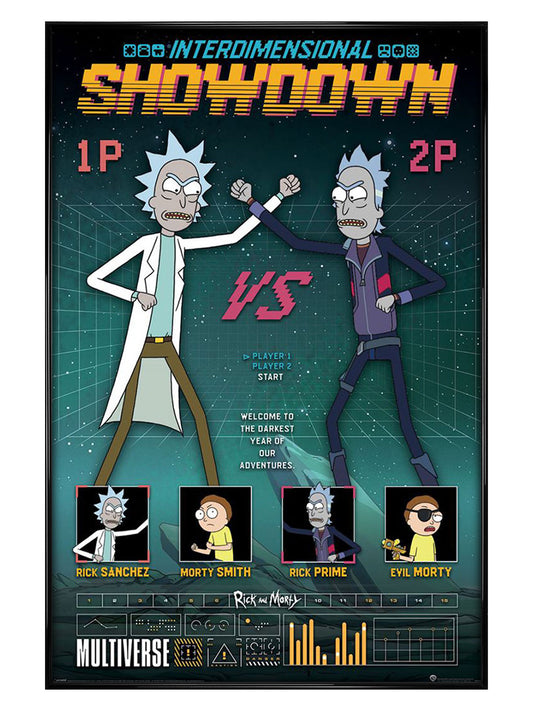 Rick And Morty Showdown Maxi Poster