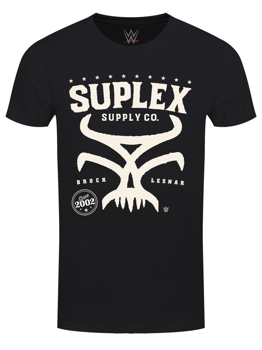 WWE Brock Lesnar Suplex Supply Men's Black T-Shirt