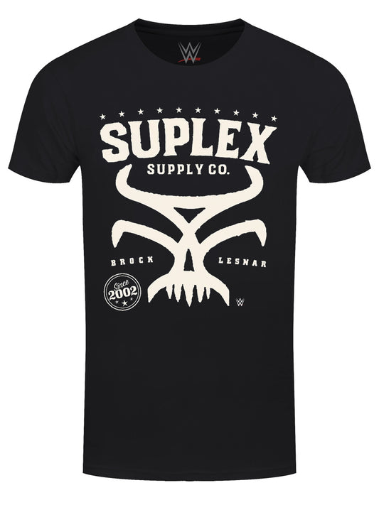 WWE Brock Lesnar Suplex Supply Men's Black T-Shirt