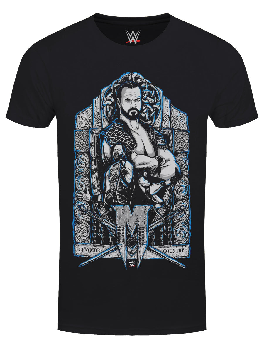 WWE Drew McIntyre Claymore Country Men's Black T-Shirt