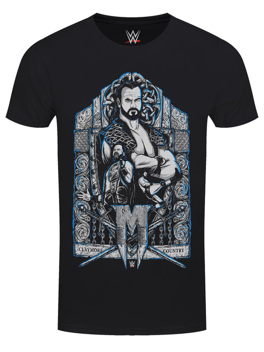WWE Drew McIntyre Claymore Country Men's Black T-Shirt