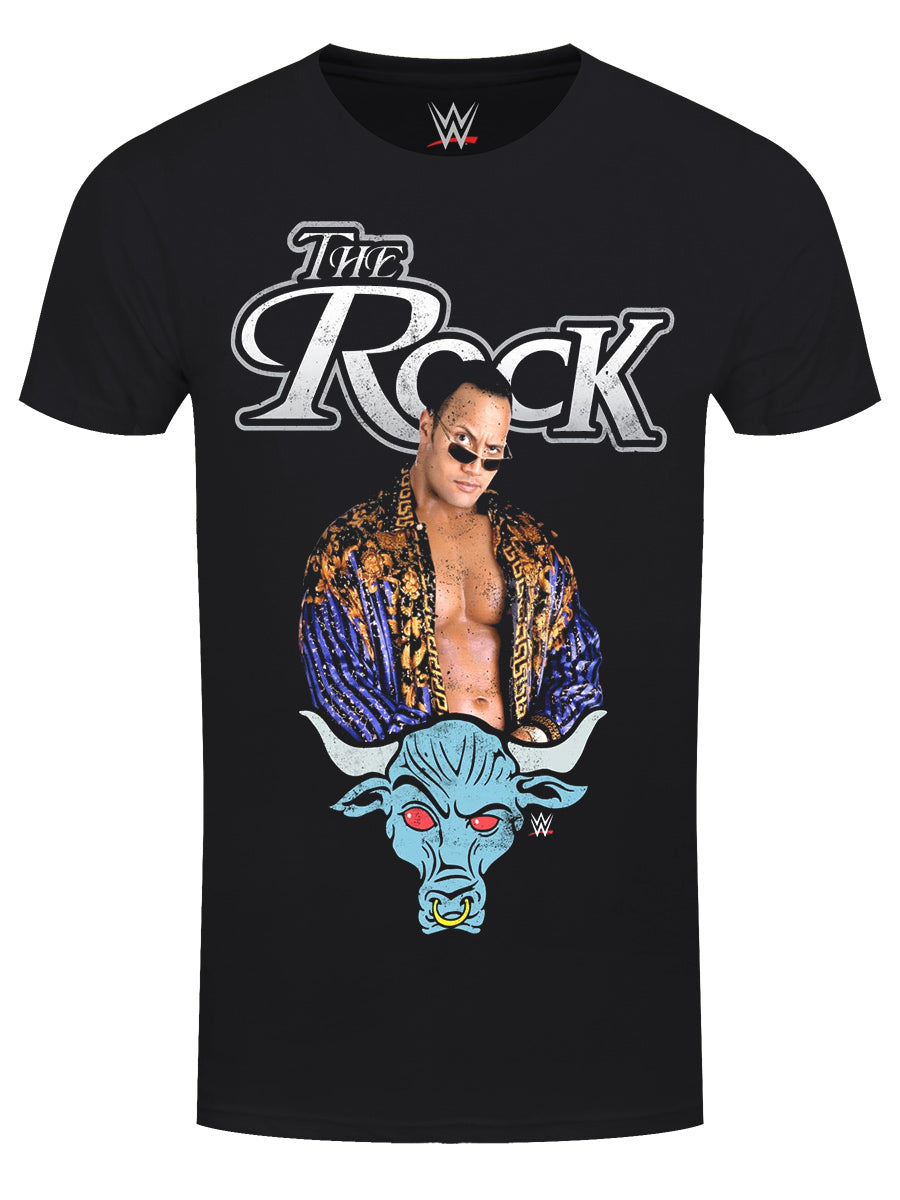WWE The Rock People's Eyebrow Men's Black T-Shirt