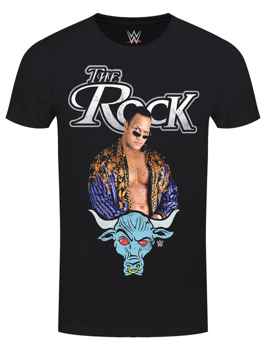 WWE The Rock People's Eyebrow Men's Black T-Shirt