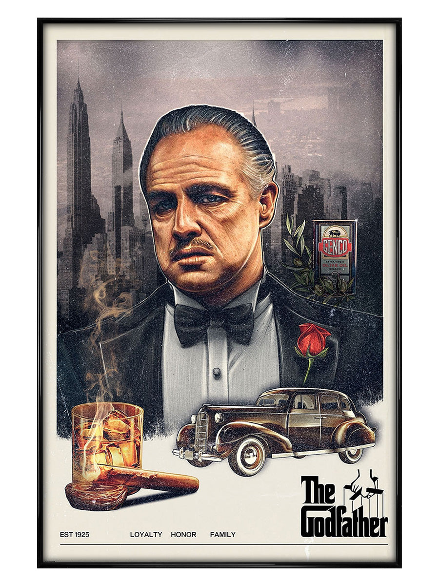 The Godfather Loyalty Honour Family Maxi Poster