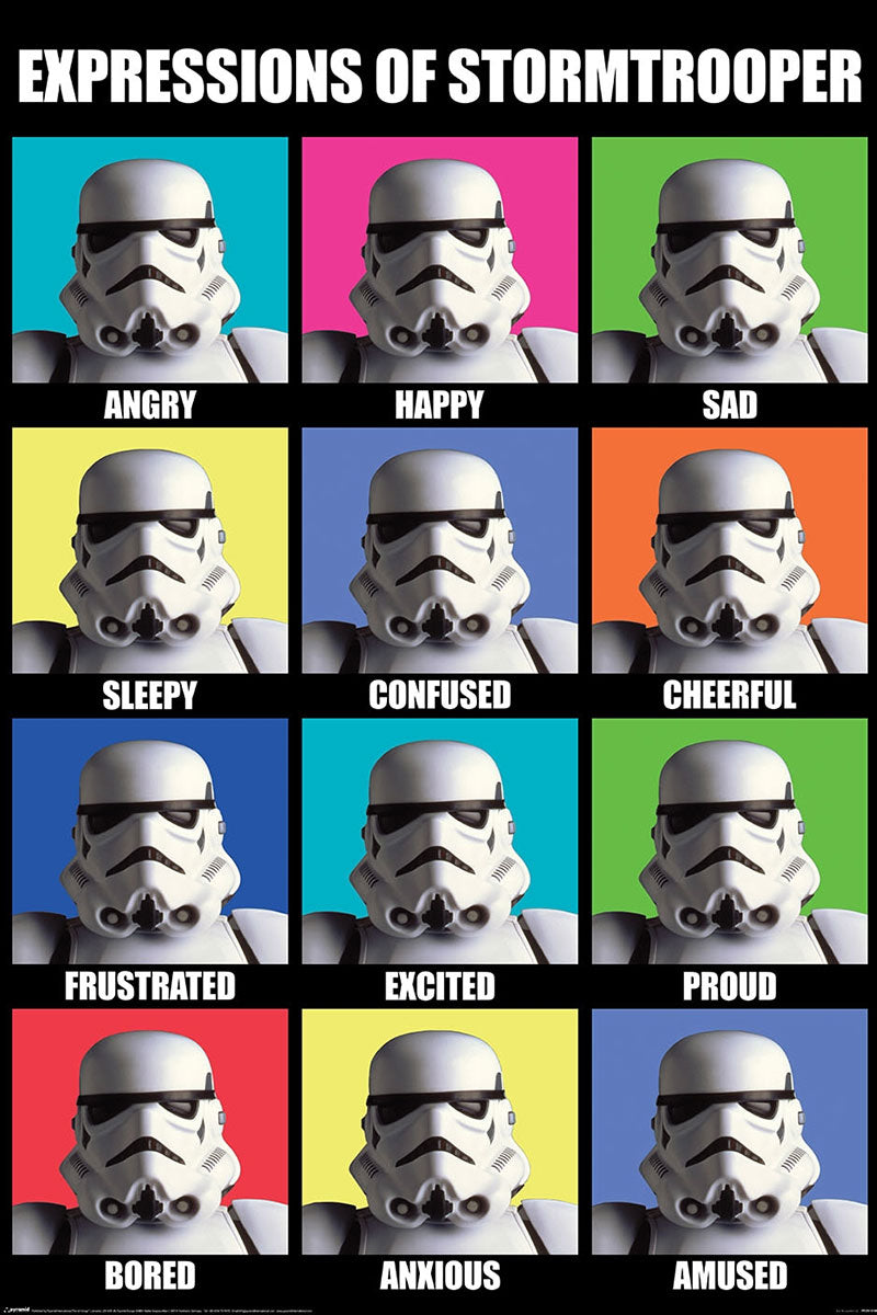 Star Wars Expression Of Stormtrooper Maxi Poster