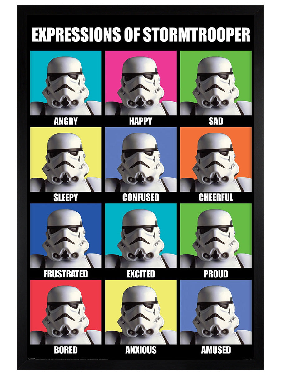 Star Wars Expression Of Stormtrooper Maxi Poster