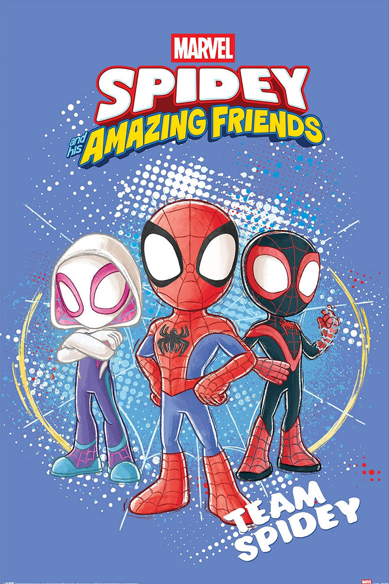 Spidey And His Amazing Friends Team Up Maxi Poster
