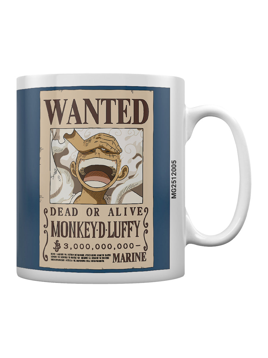 One Piece Luffy Wanted Mug