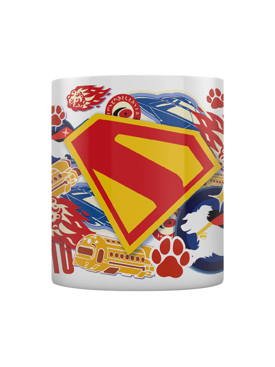 Supergirl Movie Stickers Mug