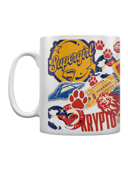 Supergirl Movie Stickers Mug