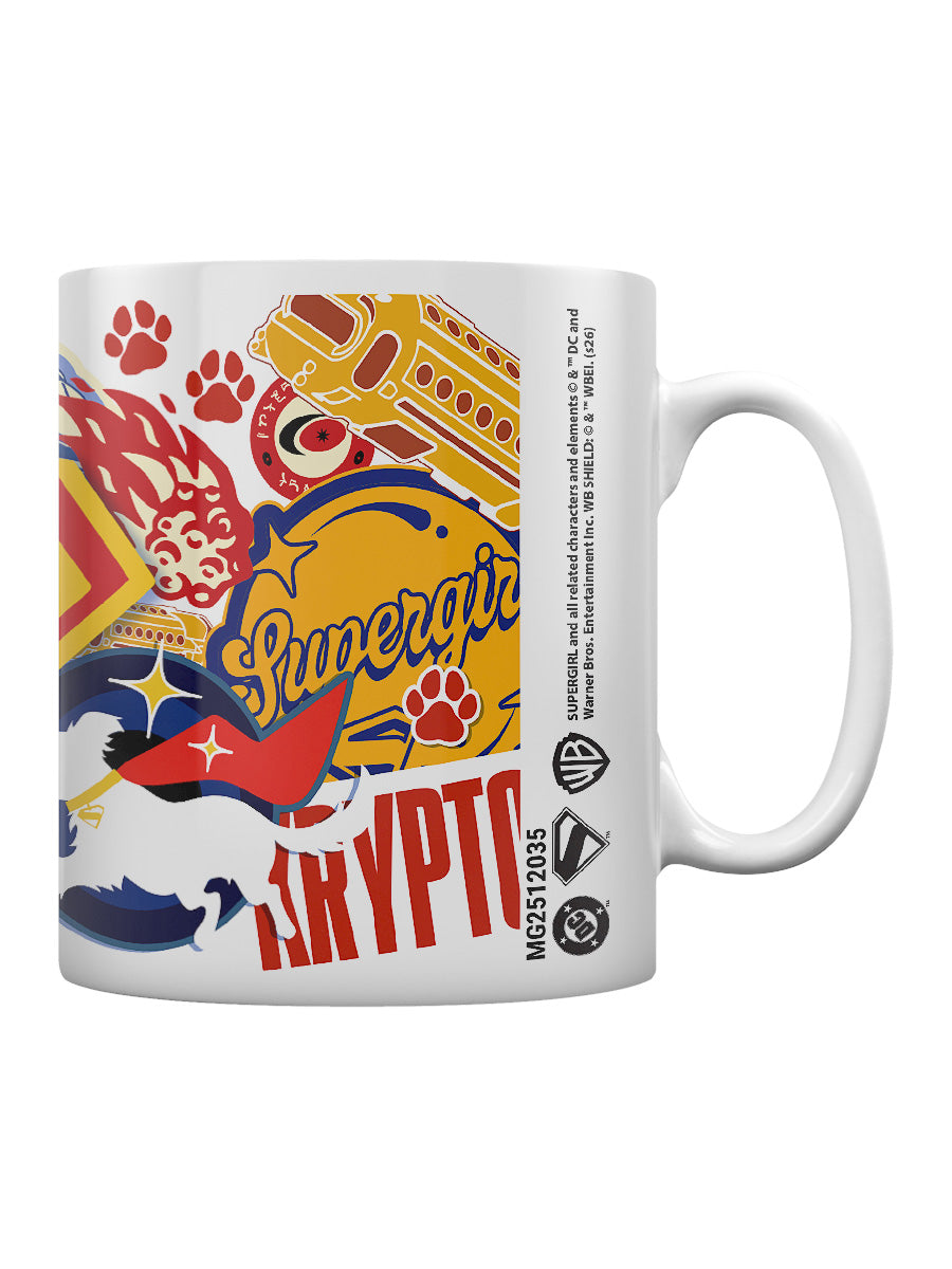 Supergirl Movie Stickers Mug