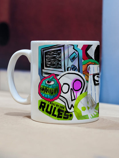 Stranger Things Tales From '85 Stickers Mug