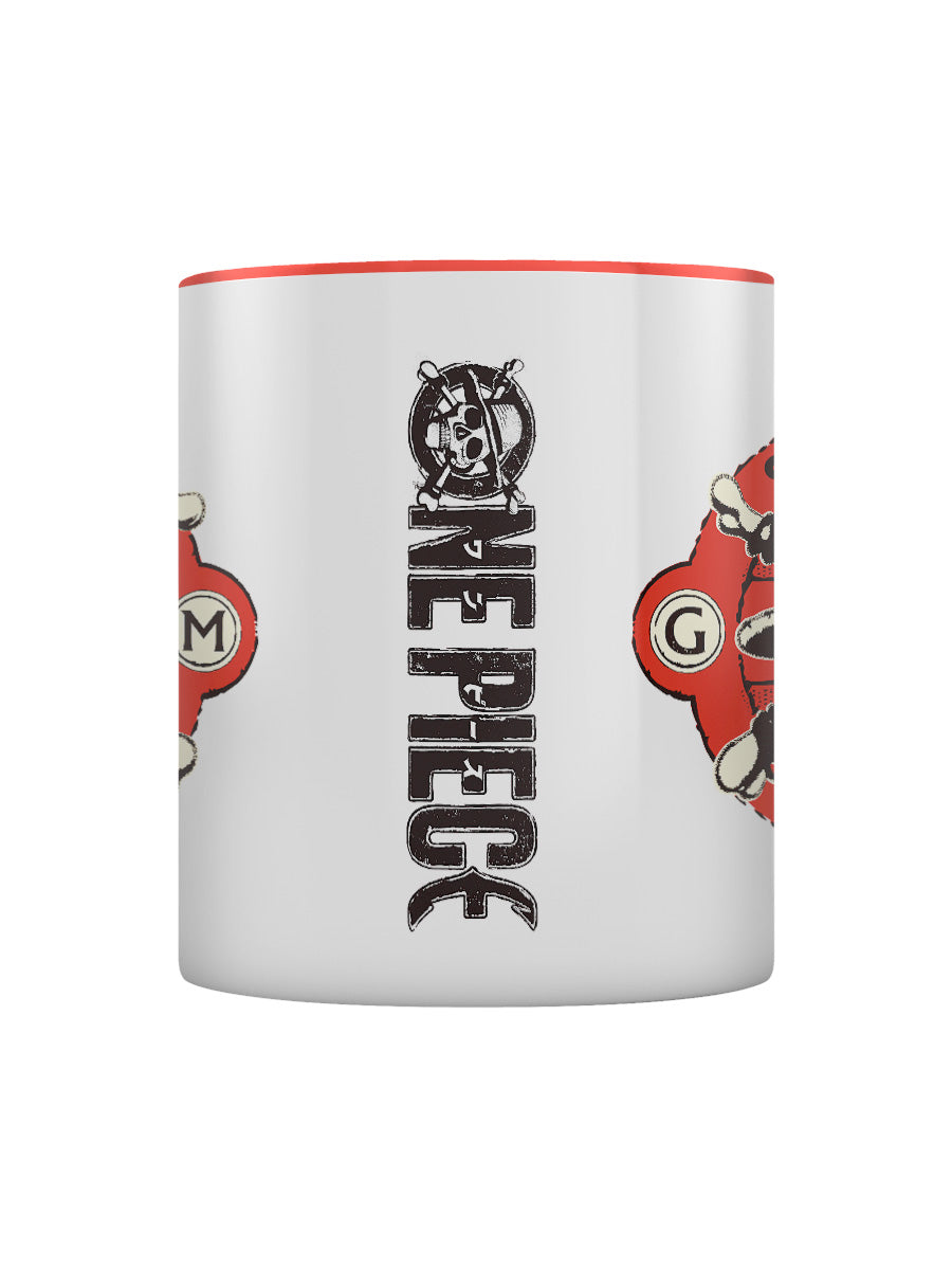 One Piece Straw Hat Crew Red Inner 2-Tone Mug