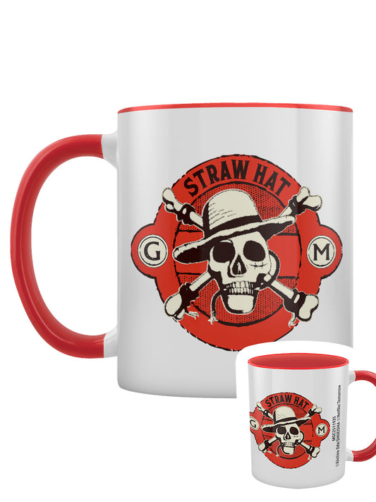 One Piece Straw Hat Crew Red Inner 2-Tone Mug