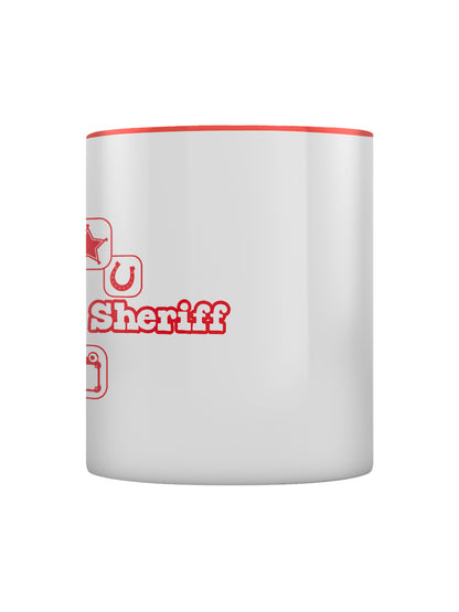 Toy Story 5 Call Me The Sheriff Red Inner 2-Tone Mug