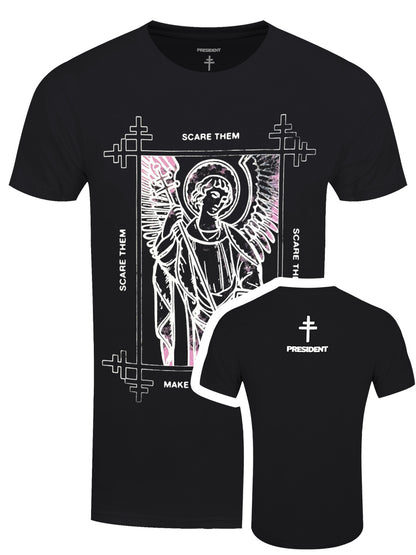 President Angel Men's Black T-Shirt