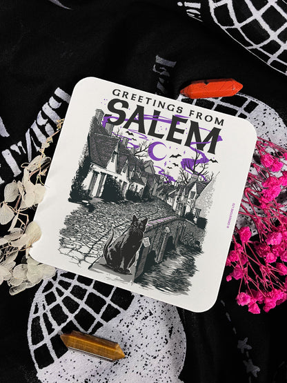 Greetings From Salem Square Coaster